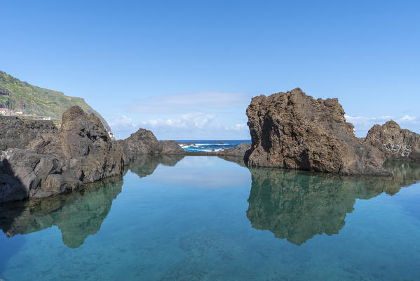 Natural pools of Porto Moniz, Madeira region, Portugal.