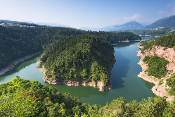 Lake St. Giustina, Non valley, Trento district, Italy, Europe, Trentino Alto Adige