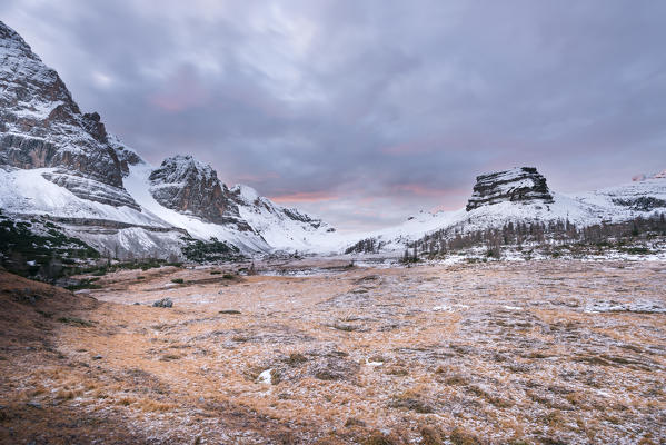 Turrion Brenta at sunrise
Europe, Italy, Trentino Alto Adige region, Trento district, Non valley, Natural Park Adamello Brenta