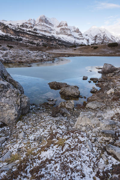 Lake Alpine on Natural Park Adamello Brenta
Europe, Italy, Trentino Alto Adige region, Trento district, Non valley, Natural Park Adamello Brenta