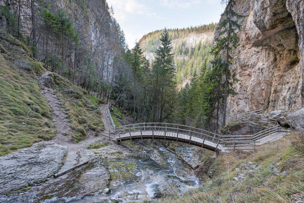 Waterfall Tret 
Europe, Italy, Trentino Alto Adige, Trento district, Non valley, Tret city
