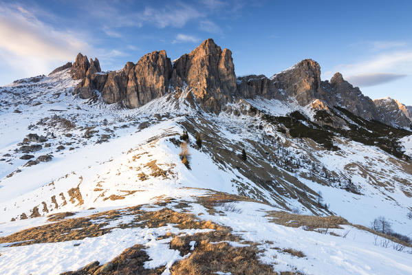 view of the Beak midday and Rocchette
Europe, Italy, Veneto region, Belluno province, Selva Cadore district