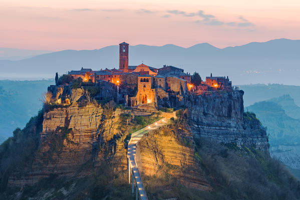 Civita of Bagnoregio at sunrise
Europe, Italy, Lazio region, Viterbo district