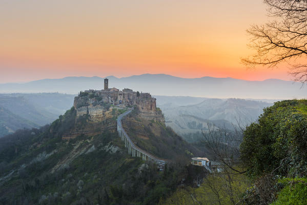 Civita of Bagnoregio at sunrise
Europe, Italy, Lazio region, Viterbo district