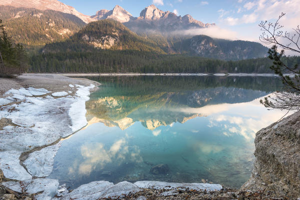 Lake Tovel 
Europe, Italy, Trentino Alto Adige region, Trento district, Tuenno city, Non valley
