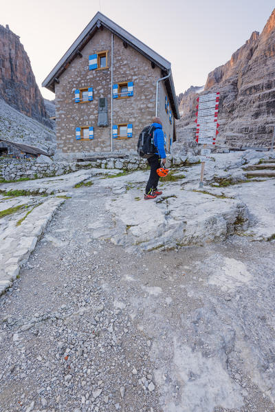 Tuckett refuge 
Europe, Italy, Trentino, Vallesinella, Tuckett refuge, Brenta dolomites