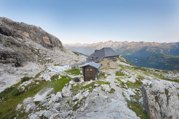 Tuckett refuge 
Europe, Italy, Trentino, Vallesinella, Tuckett refuge, Brenta dolomites
