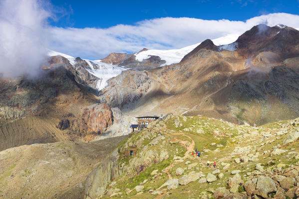 Refuge Larcher - Cevedale
Europe, Italy, Trentino region, Venezia valley, Pejo, Sun valley, national park Stelvio