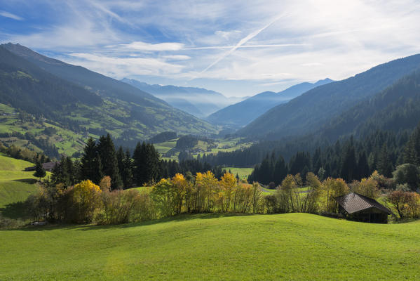 Ridanna valley in autumn
Europe, Italy, Trentino Alto Adige, Tirol, Ridanna valley