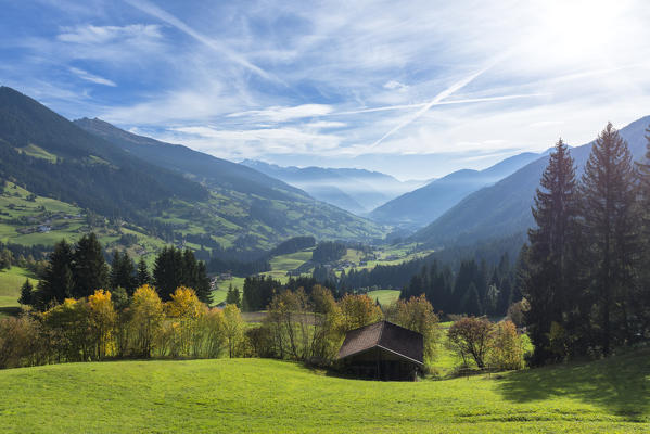 Ridanna valley in autumn
Europe, Italy, Trentino Alto Adige, Tirol, Ridanna valley