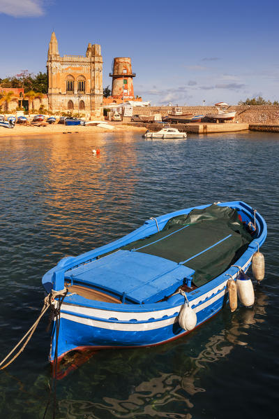 Tuna Florio at the Arenella - Vergine Maria small seaport at sunset
Europe, Italy, Sicily region, Palermo district, Arenella seaport