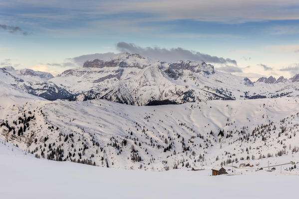 Piz Boè at winter
Europe, Italy, Trentino Alto Adige, Bolzano, Sella Group
