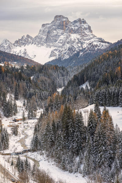 Pelmo mountain at winter
Europe, Italy, Veneto, Belluno