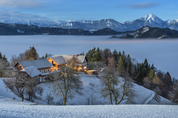 Sveti Tomaz in winter
Europe, Slovenia, Sveti Tomaz