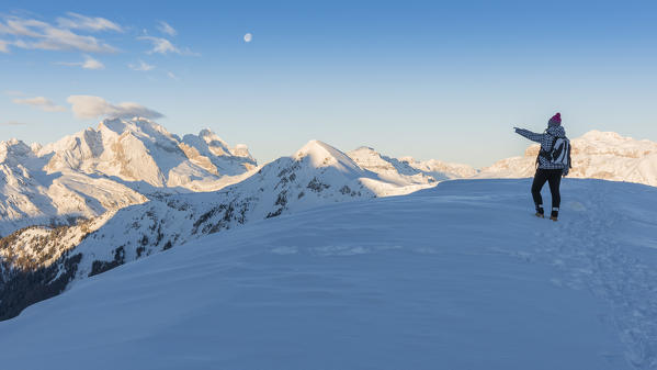 Sunrise in Giau pass
Europe, Italy, Veneto, Belluno district, Giau pass