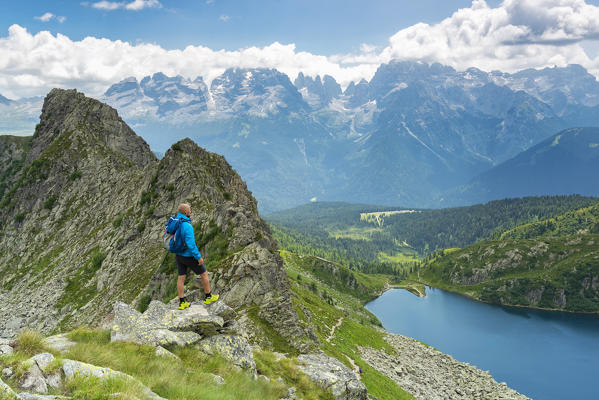 Rhaetian Alps and Dolomiti of Brenta in summer season
Europe, Italy, Trentino, Patascoss, Madonna di Campiglio