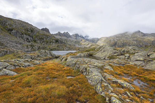 Nero lake in Nambrone valley
Europe, Italy, Trentino, Nambrone valley, Madonna di Campiglio, Sant'Antonio di Mavignola