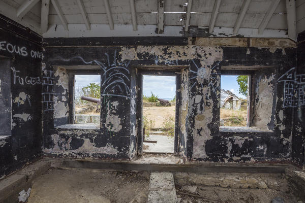 The old ruined buildings at Fort Saint James Caribbean St. John's Antigua and Barbuda Leeward Islands West Indies