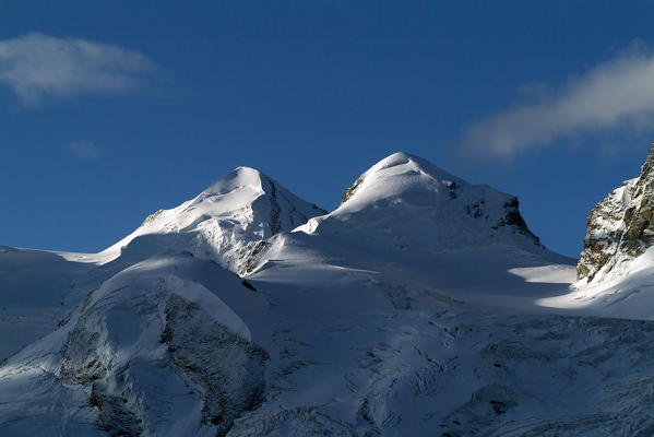 Pollux (4,092 m) is a mountain in the Pennine Alps on the border between Valais, Switzerland and the Aosta Valley in Italy. It is the lower of a pair of twin peaks (Zwillinge), the other being Castor, named after the Gemini twins of Roman mythology - Canton of Valais in Switzerland Europe