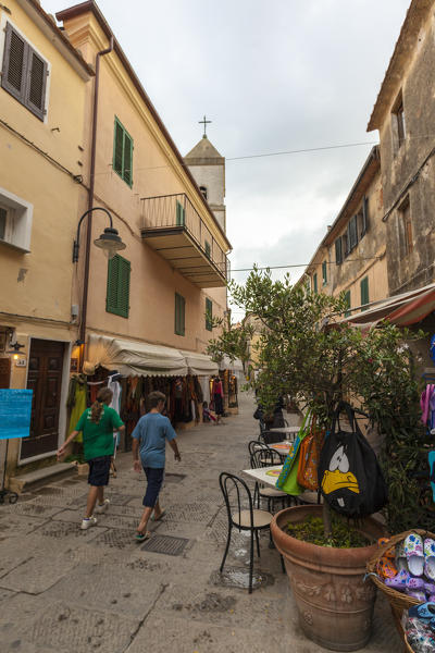 Shops in the old town, Capoliveri, Elba Island, Livorno Province, Tuscany, Italy