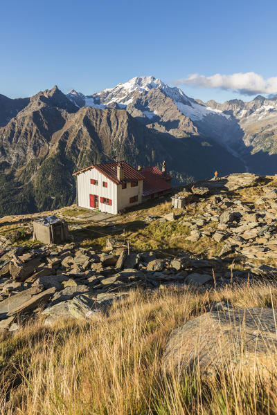 Rifugio Longoni, Chiesa in Valmalenco, Malenco Valley, province of Sondrio, Valtellina, Lombardy, Italy