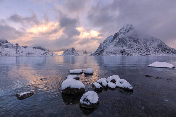 Sunset at Reine Bay, Lofoten Islands, Norway