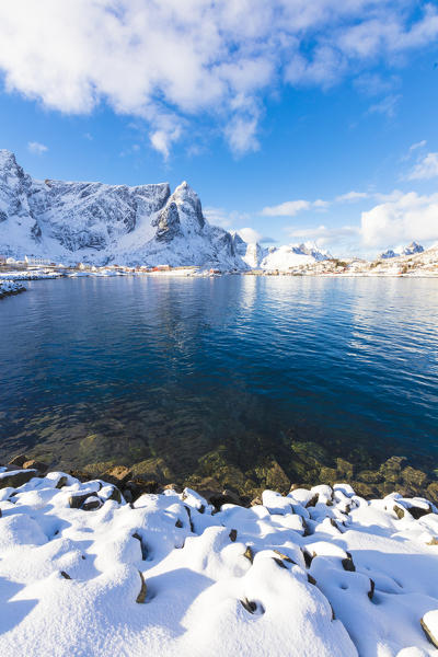 Crystalline sea, Reine Bay, Lofoten Islands, Norway