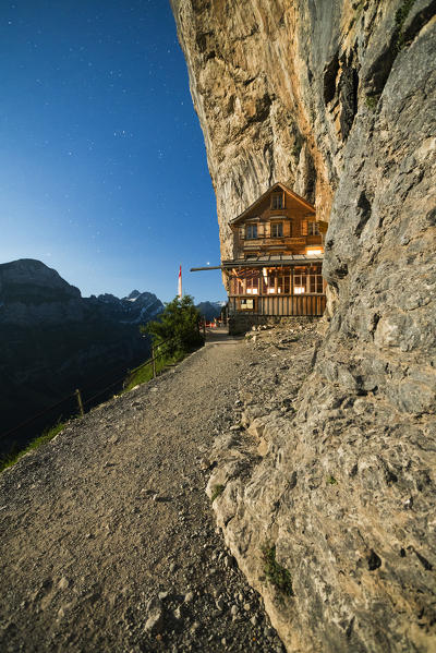 Aescher-Wildkirchli Gasthaus, Ebenalp, Appenzell Innerrhoden, Switzerland