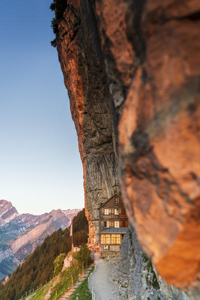 Aescher-Wildkirchli Gasthaus, Ebenalp, Appenzell Innerrhoden, Switzerland