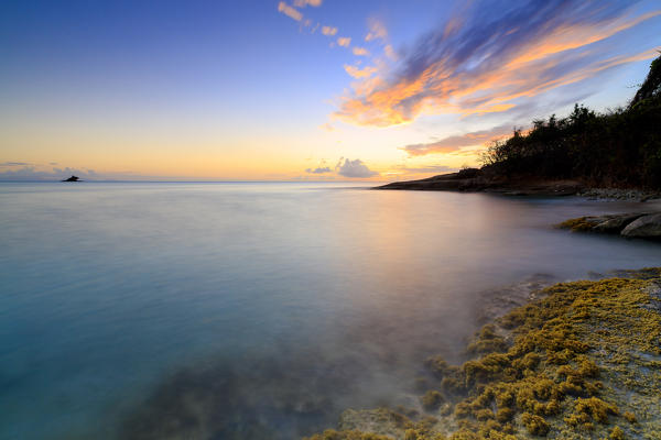 Sunset at Hawksbill Beach, Antigua, Antigua and Barbuda, Caribbean, Leeward Islands, West Indies