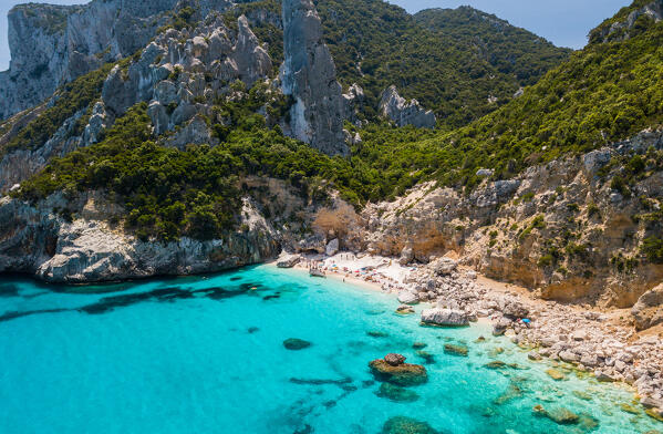 Cala Goloritzè beach, Baunei, Ogliastra province, Sardinia, Italy, Europe.