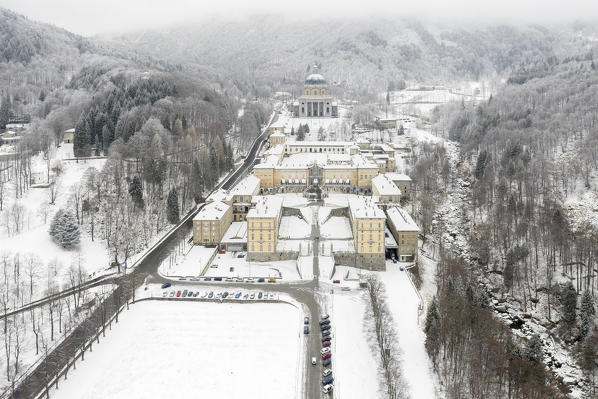 The Sanctuary of Oropa (Biella, Biella province, Piedmont, Italy, Europe)