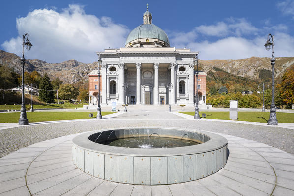 The upper Basilica of the Marian Sanctuary of Oropa (Biella, Biella province, Piedmont, Italy, Europe)