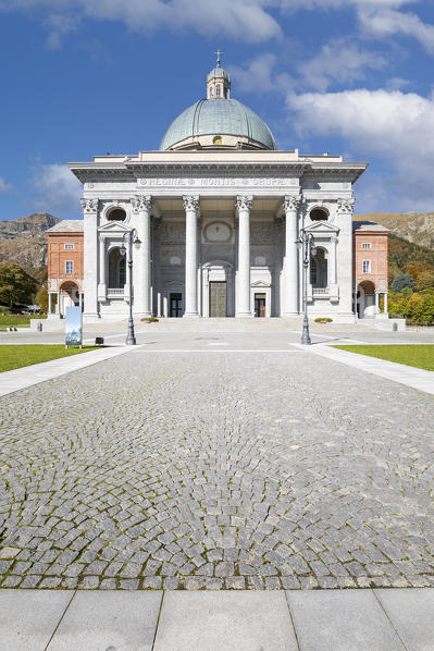 The upper Basilica of the Marian Sanctuary of Oropa (Biella, Biella province, Piedmont, Italy, Europe)