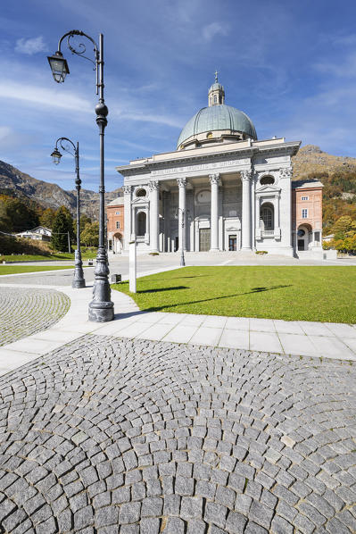 The upper Basilica of the Marian Sanctuary of Oropa (Biella, Biella province, Piedmont, Italy, Europe)