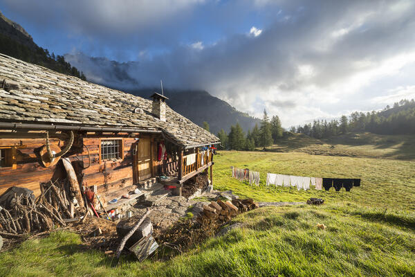 Alpe Larecchio, Vogna Valley (Alagna, Valsesia, Vercelli province, Piedmont, Italy, Europe)