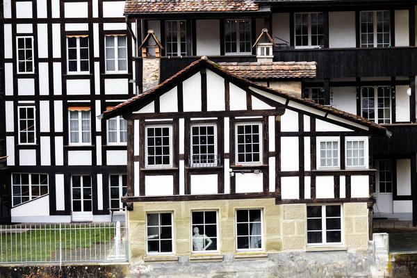 Traditional house. Bern, Canton of Bern, Switzerland, Europe.