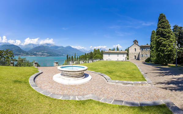 Piona Abbey(Abbazia Priorato di Piona), Province of Lecco, Como Lake, Italy, Europe.