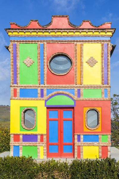 The Cappella del Barolo(Santissma Madonna delle Grazie chapel). La Morra, Barolo wine region, Langhe, Piedmont, Italy, Europe.