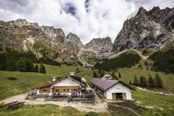 Malga Contrin, Val Contrin, Val di Fassa(Fassa valley), Dolomites, Trentino Alto Adige, Italy, Europe