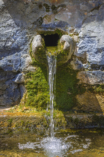 Old wash house of Palanzo village, Faggeto Lario, lake Como, Como province, Lombardy, Italy, Europe