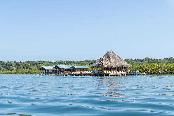 Overwater bungalow, Bocas Del Toro, Panama, Central America