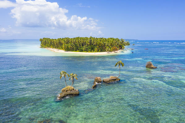 Zapatilla island, Bastimentos, Bocas Del Toro, Panama, Central America