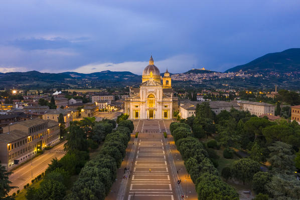 The Basilica of St. Mary of the Angels, Assisi, Perugia district, Umbria, Europe