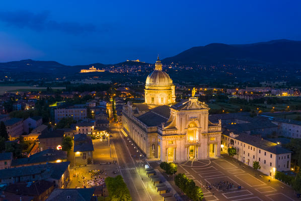 The Basilica of St. Mary of the Angels, Assisi, Perugia district, Umbria, Europe