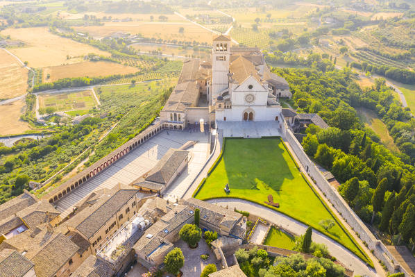 The Basilica of St. Francis, Assisi, Perugia district, Umbria, Italy, Europe