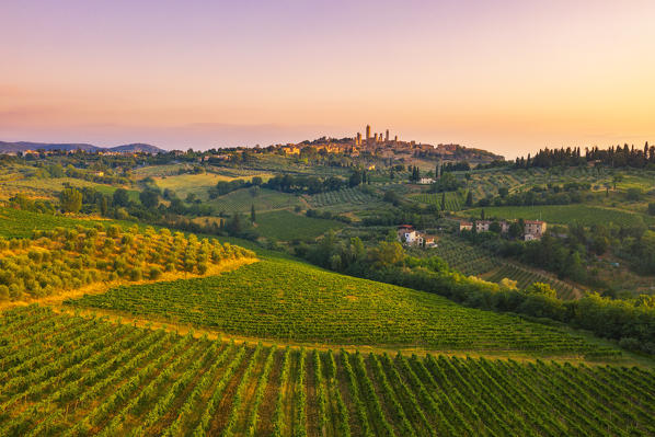 San Gimignano, Siena province, Tuscany, Italy, Europe