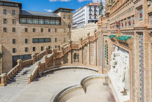 Ovalo Stairway, Teruel, Aragon, Spain, Europe