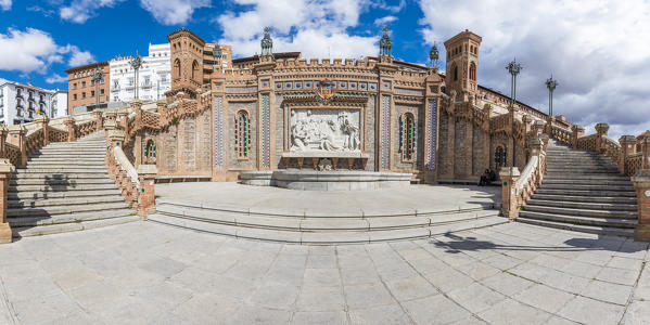 Ovalo Stairway, Teruel, Aragon, Spain, Europe