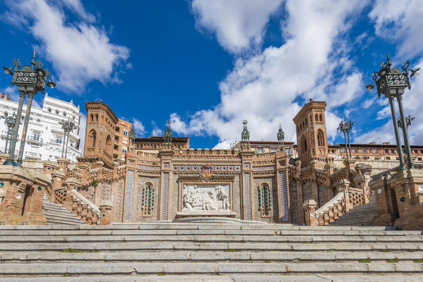 Ovalo Stairway, Teruel, Aragon, Spain, Europe